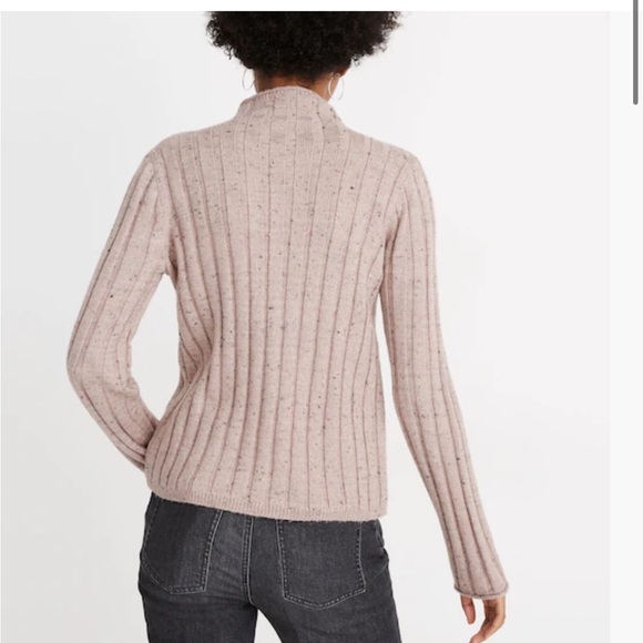 Madewell Donegal Evercrest Turtleneck mock neck Sweater medium - Picture 3 of 6